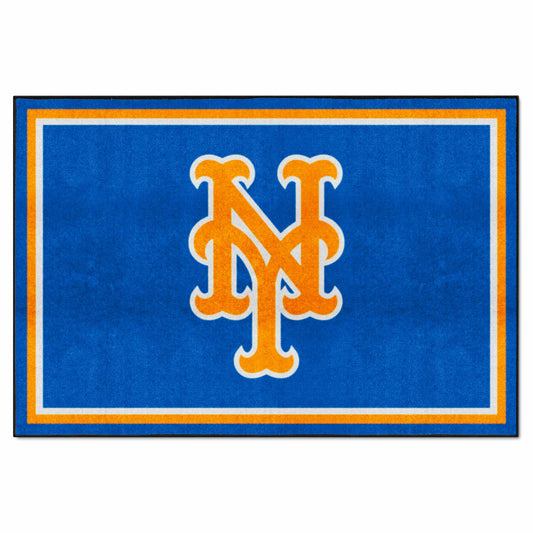 New York Mets 5ft. x 8 ft. Plush Area Rug - New York Mets