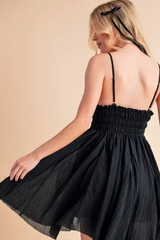 Aemi+Co Lace Detail Mini Cami Dress - Trendsi - Flyclothing LLC