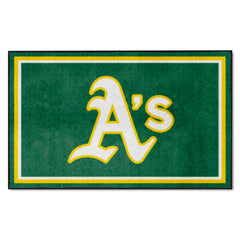 Oakland Athletics 4ft. x 6ft. Plush Area Rug - Oakland Athletics