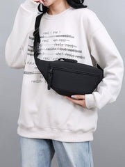 Oxford Cloth Adjustable Strap Sling Bag - Trendsi