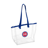 Detroit Pistons Clear Tote - Logo Brands - Flyclothing LLC