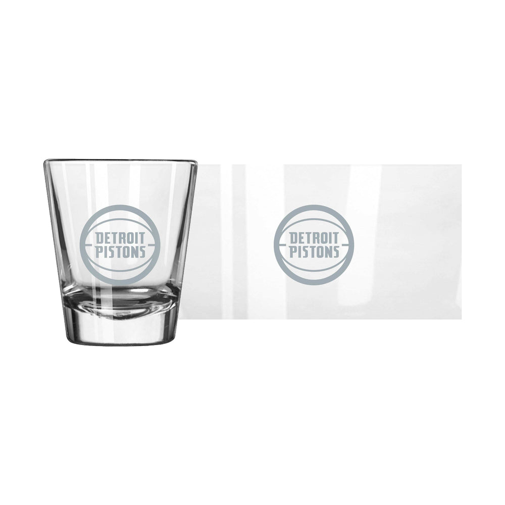 Detroit Pistons 2oz Frost Shot Glass - Logo Brands - Flyclothing LLC