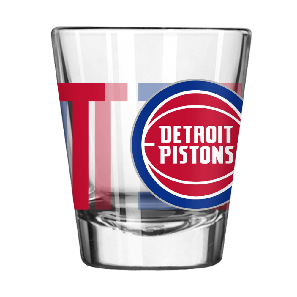 Detroit Pistons 2oz Overtime Shot Glass - Logo Brands - Flyclothing LLC