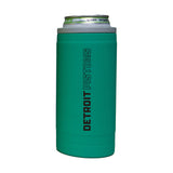 Detroit Pistons 12oz Optic Stacked Soft Touch Slim Coolie - Logo Brands - Flyclothing LLC