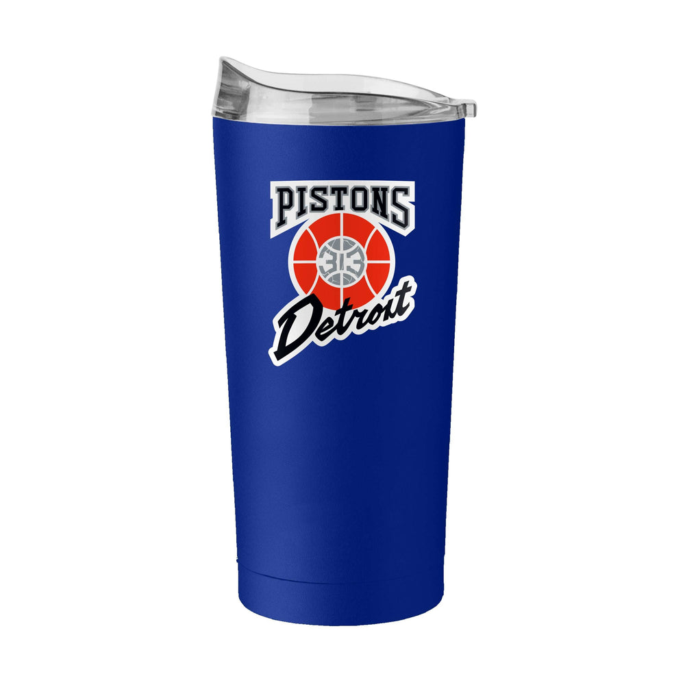Detroit Pistons 20oz City Edition Powder Coat Tumbler - Logo Brands - Flyclothing LLC