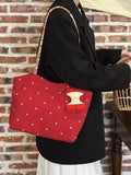 Apple Core Charm Tote Bag - Trendsi - Flyclothing LLC
