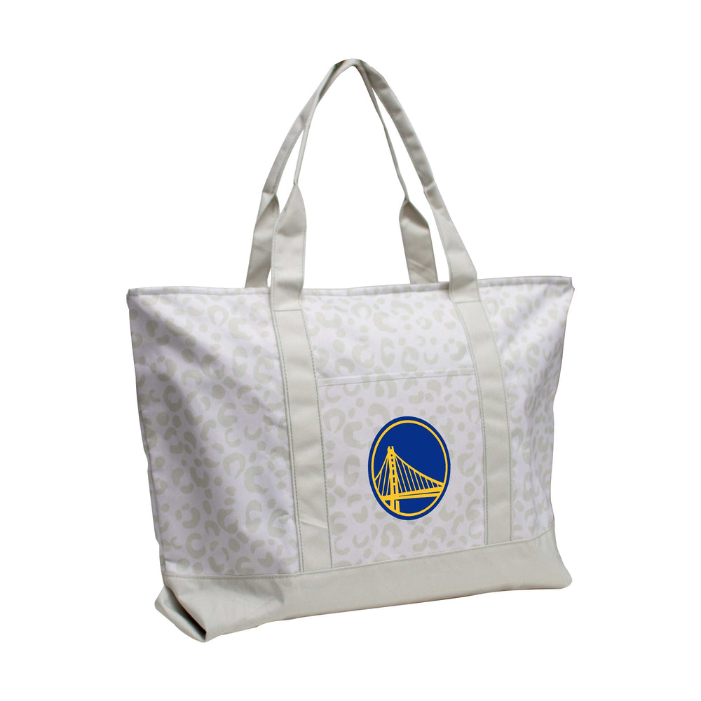 Golden State Warriors Leopard Pattern Tote - Logo Brands - Flyclothing LLC