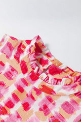 Printed Mock Neck Sleeveless Dress - Trendsi - Flyclothing LLC