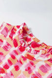 Printed Mock Neck Sleeveless Dress - Trendsi - Flyclothing LLC