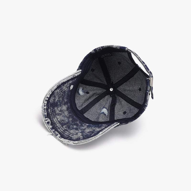 Distressed Cotton Baseball Cap - Trendsi - Flyclothing LLC