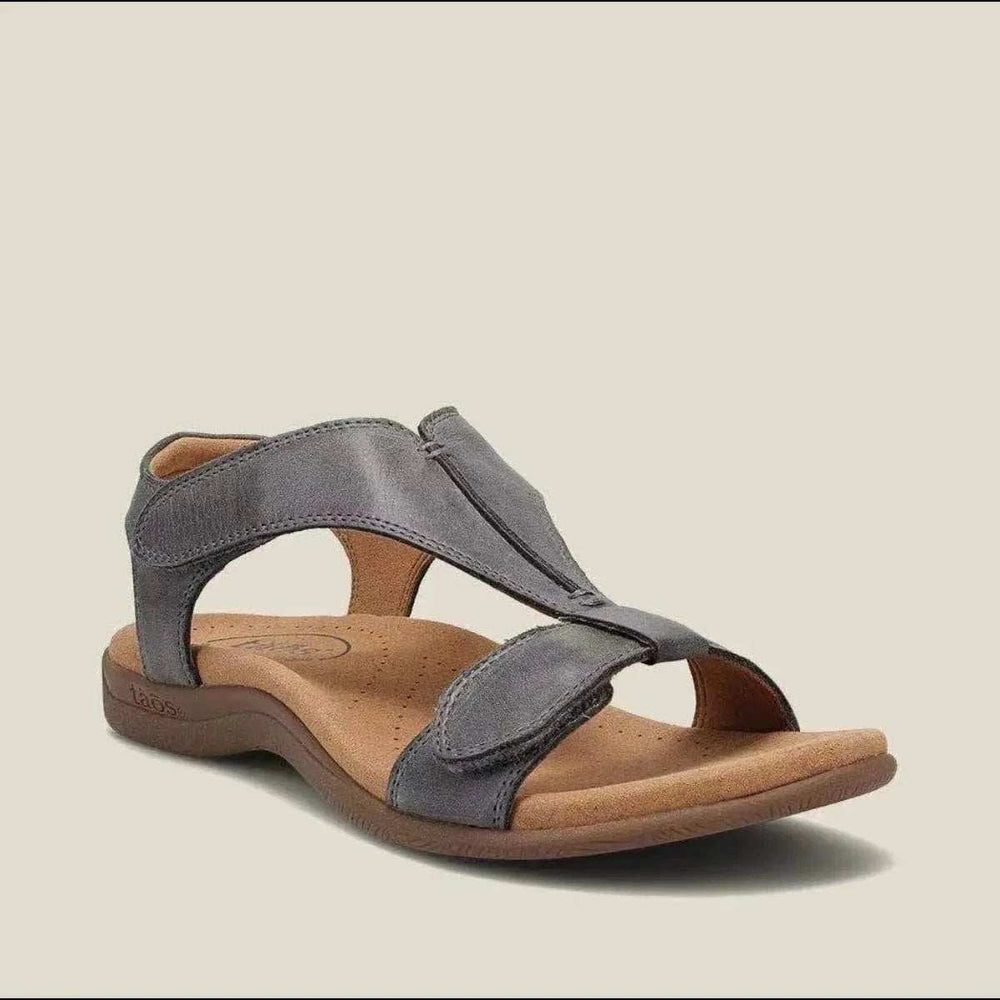 Open Toe Flats Sandals - Trendsi - Flyclothing LLC