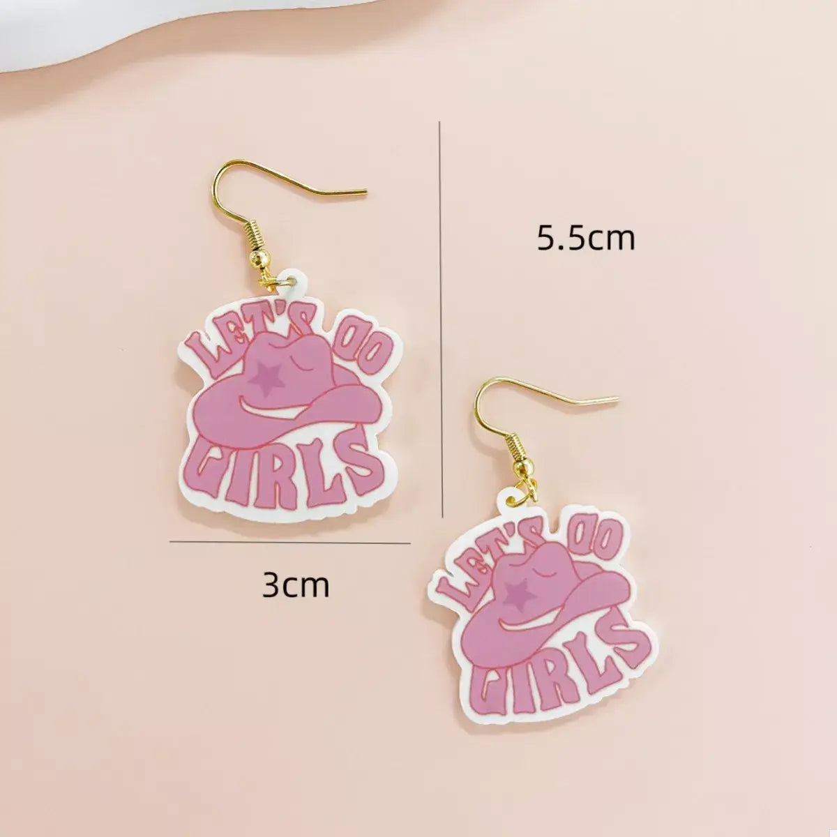Cowgirl Hat Dangle Earrings - Trendsi - Flyclothing LLC