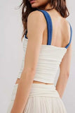Square Neck Wide Strap Cami - Trendsi - Flyclothing LLC