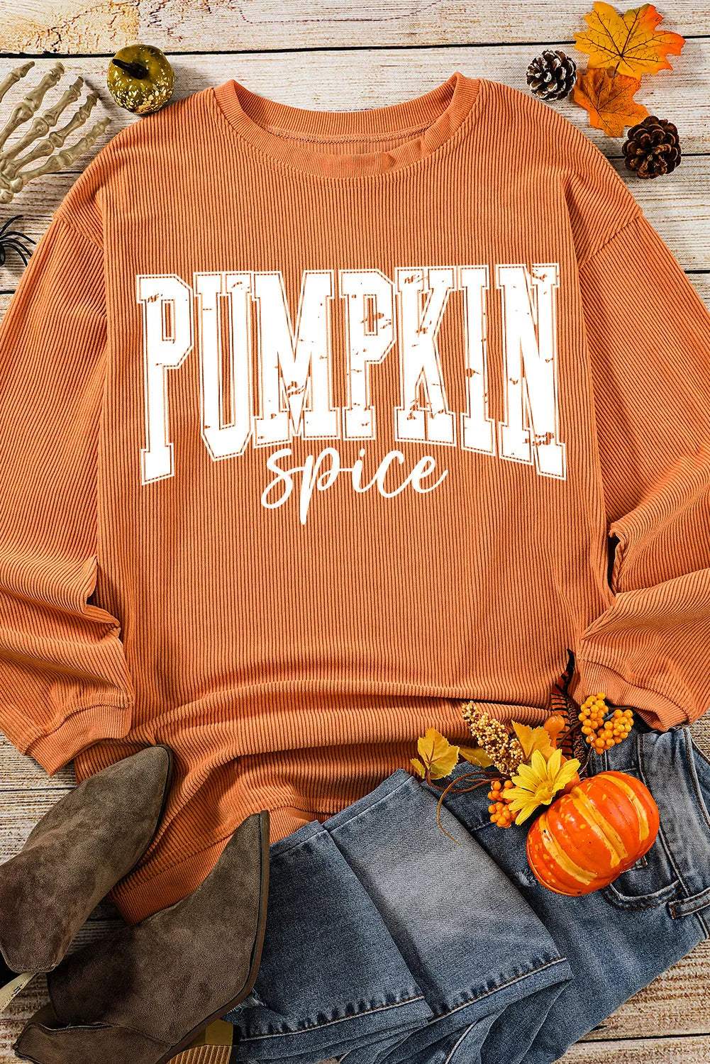 Letter Graphic Long Sleeve Sweatshirt - Trendsi - Flyclothing LLC
