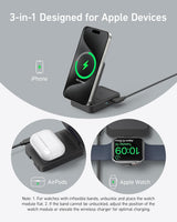 Anker MagGo Wireless Charging Station (Foldable 3-in-1) - Anker - Flyclothing LLC