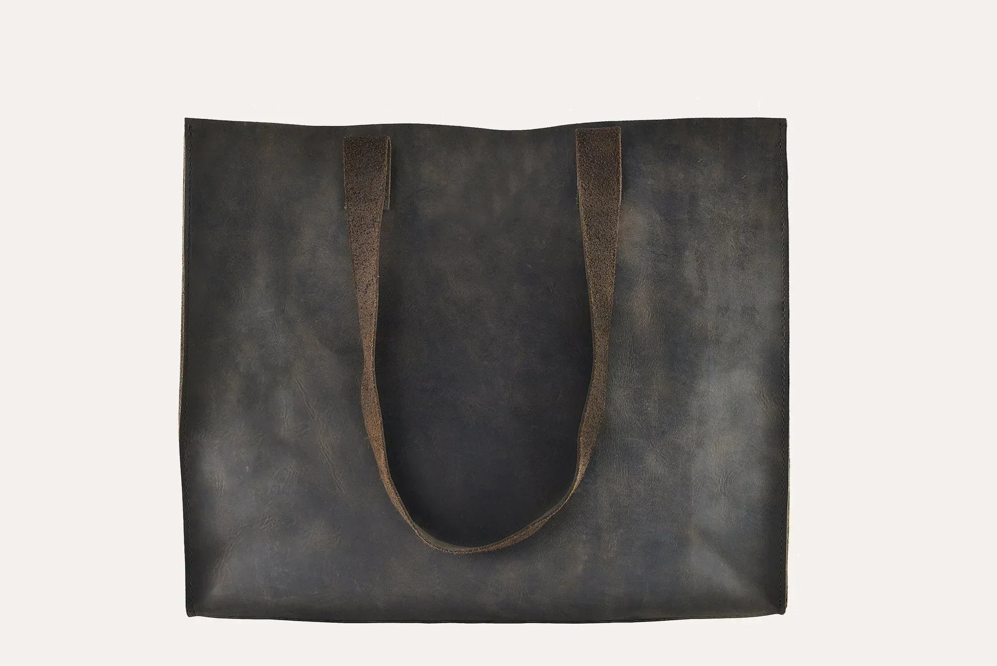 Raw Edge Tote - Kiko Leather - Flyclothing LLC