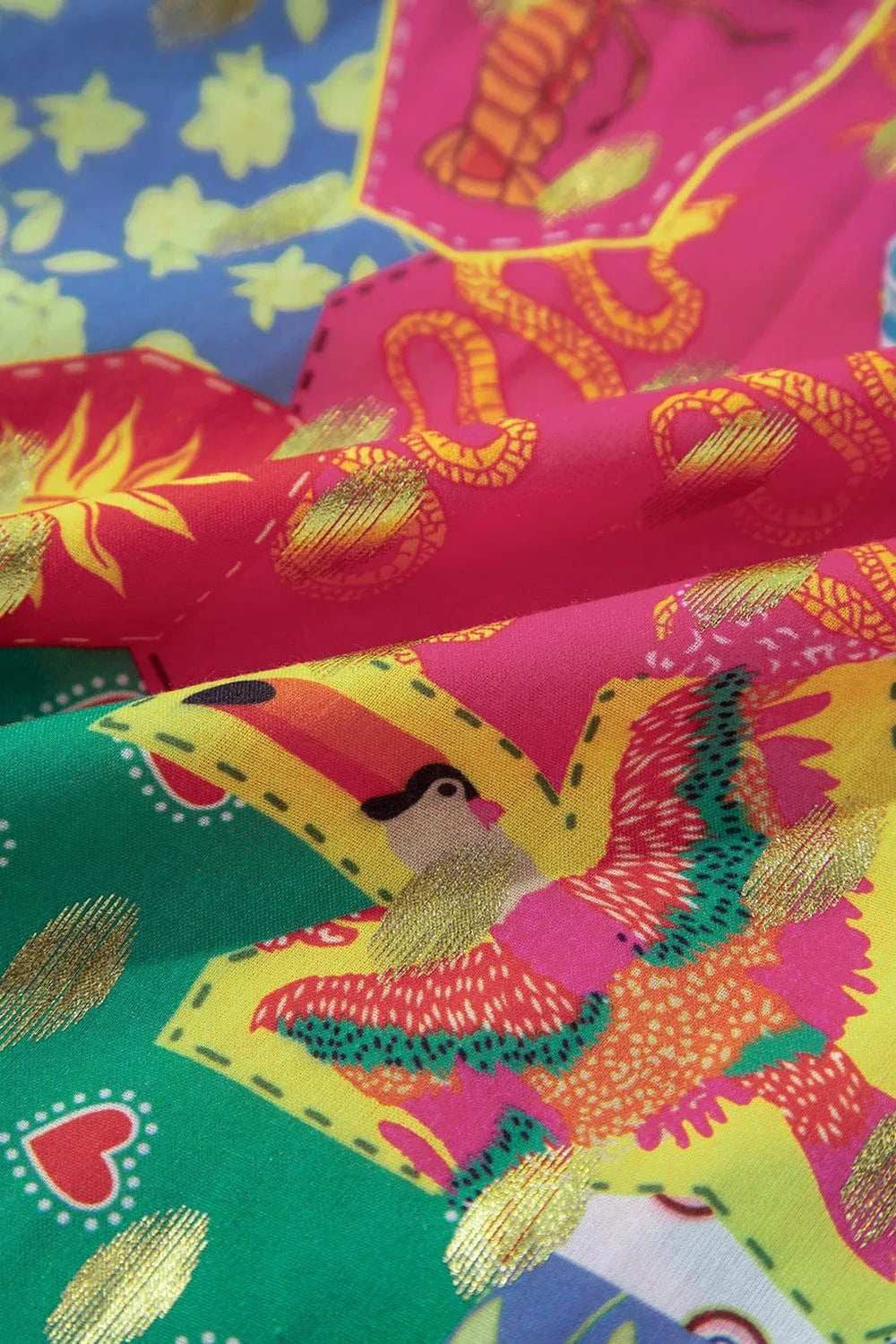 Printed Collared Neck Long Sleeve Shirt - Trendsi - Flyclothing LLC