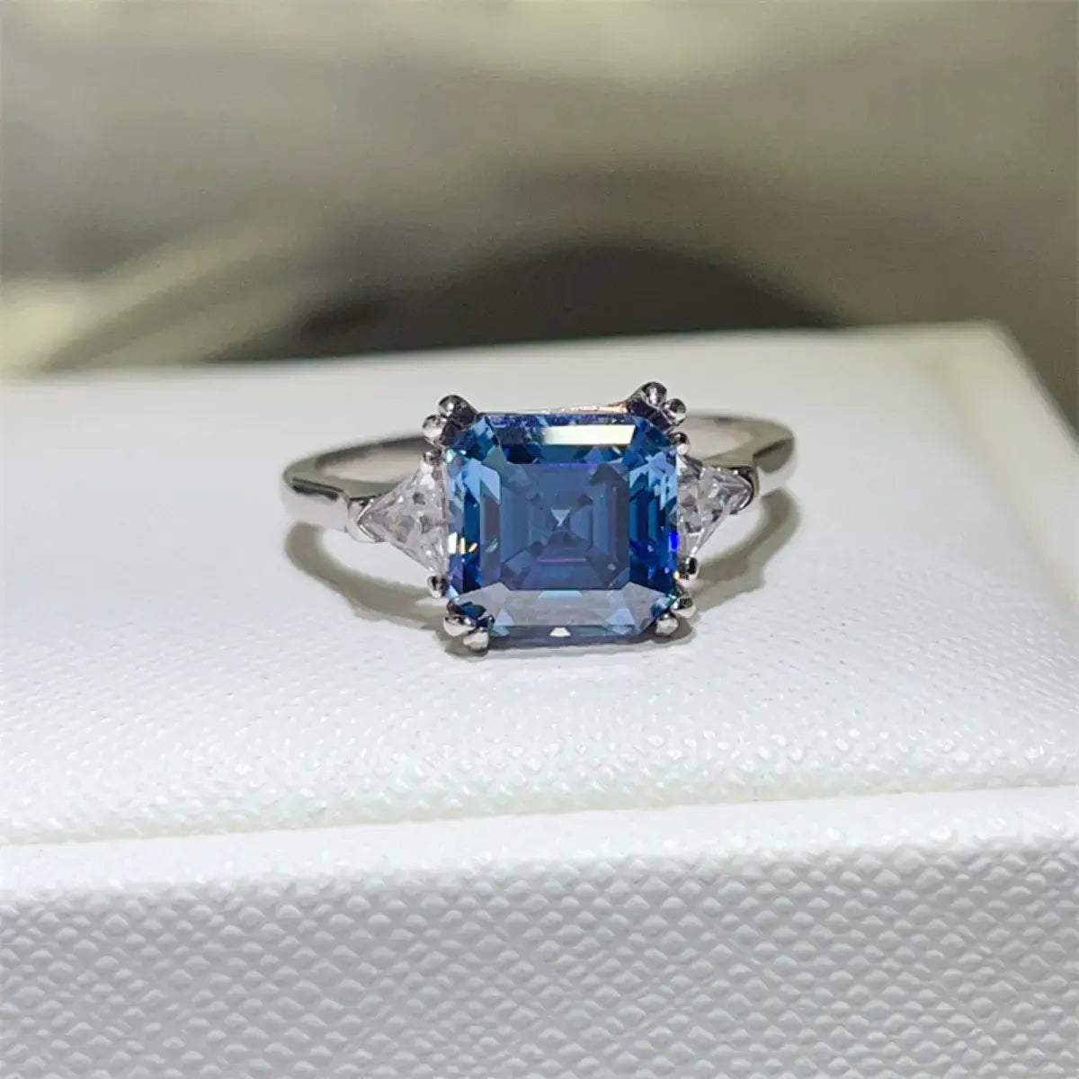 3 Carat Moissanite 925 Sterling Silver Ring - Trendsi - Flyclothing LLC