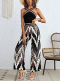 Wide Strap Sleeveless Top and Pants Set - Trendsi