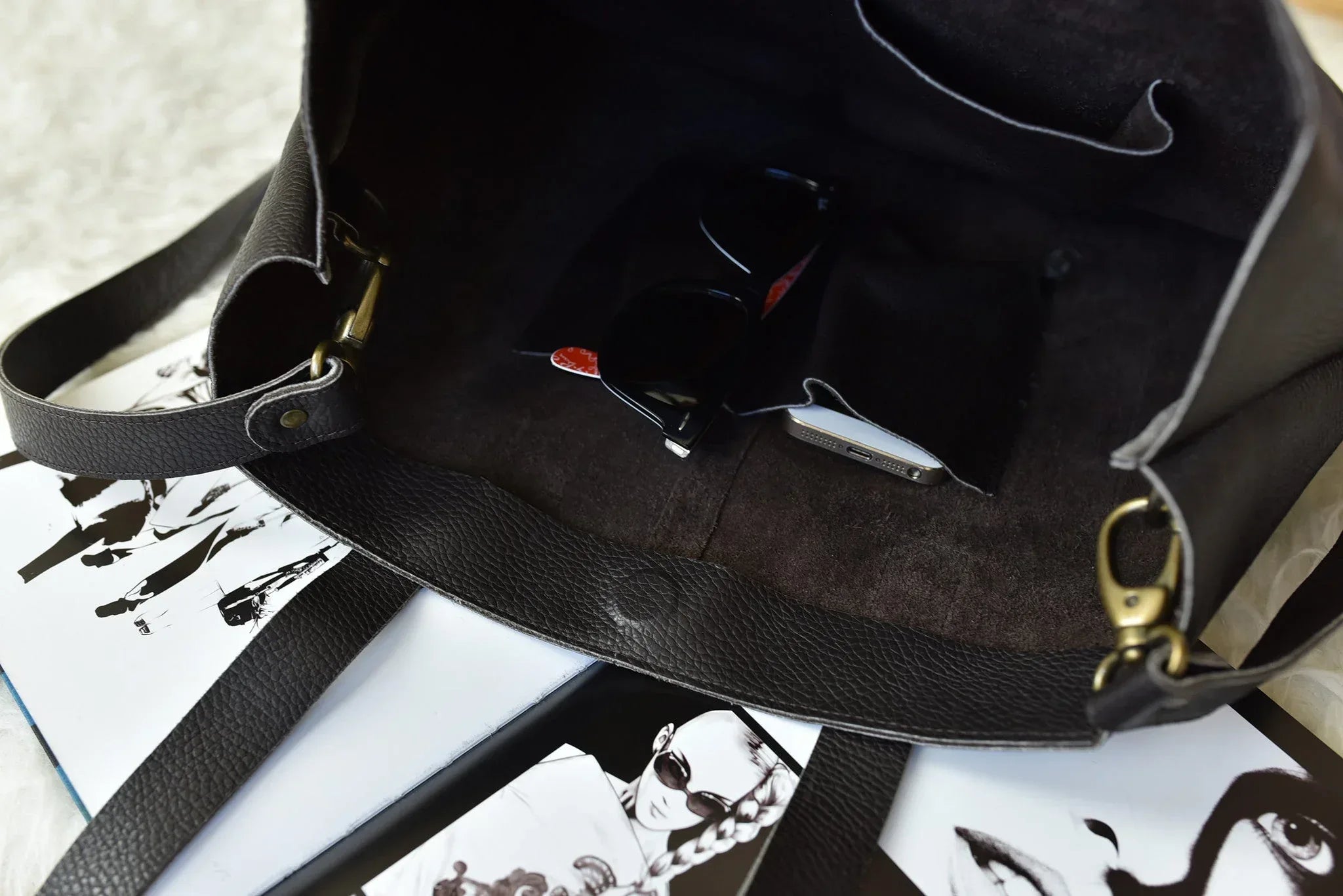 Journalist Tote - Kiko Leather - Flyclothing LLC