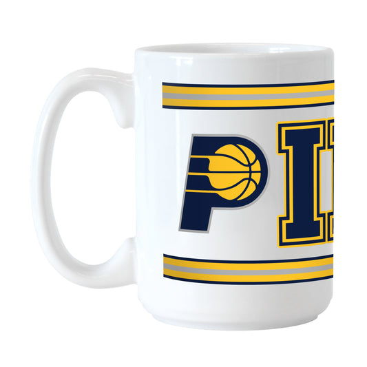 Indiana Pacers 15oz Overtime Stripe Sublimated Mug