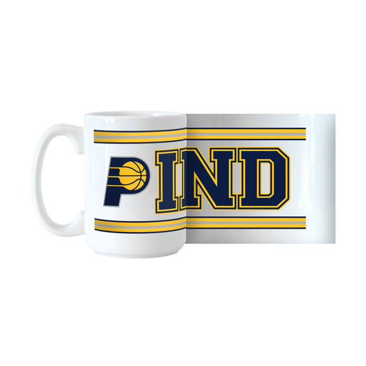 Indiana Pacers 15oz Overtime Stripe Sublimated Mug