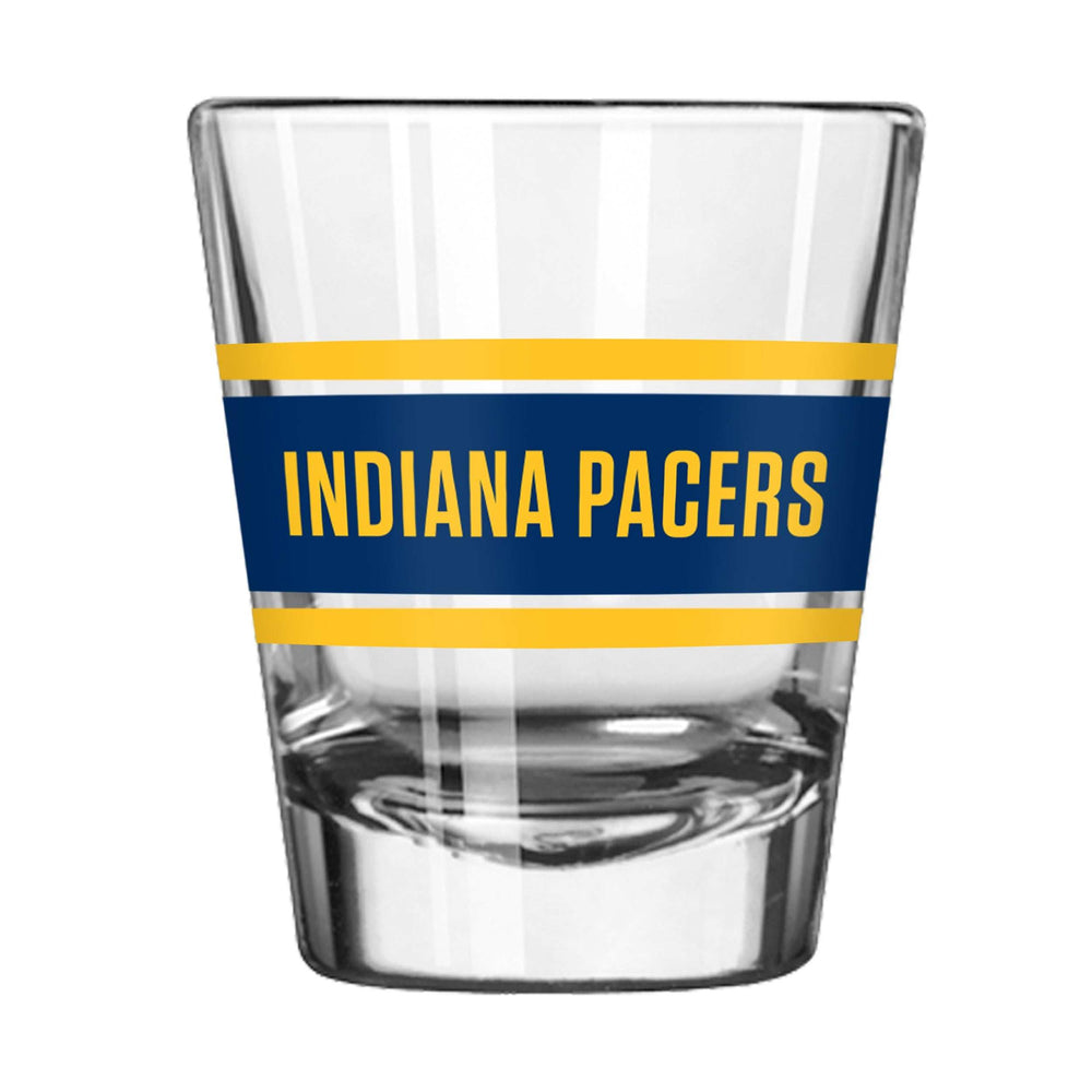 Indiana Pacers 2oz Stripe Shot Glass - Logo Brands - Flyclothing LLC