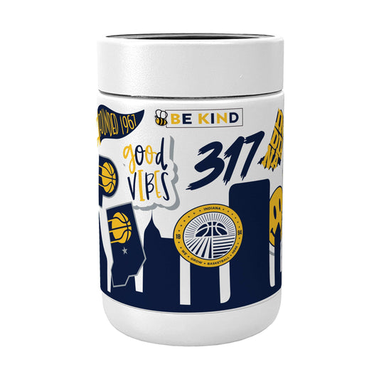 Indiana Pacers Powder Native Coat Coolie - Logo Brands - Flyclothing LLC