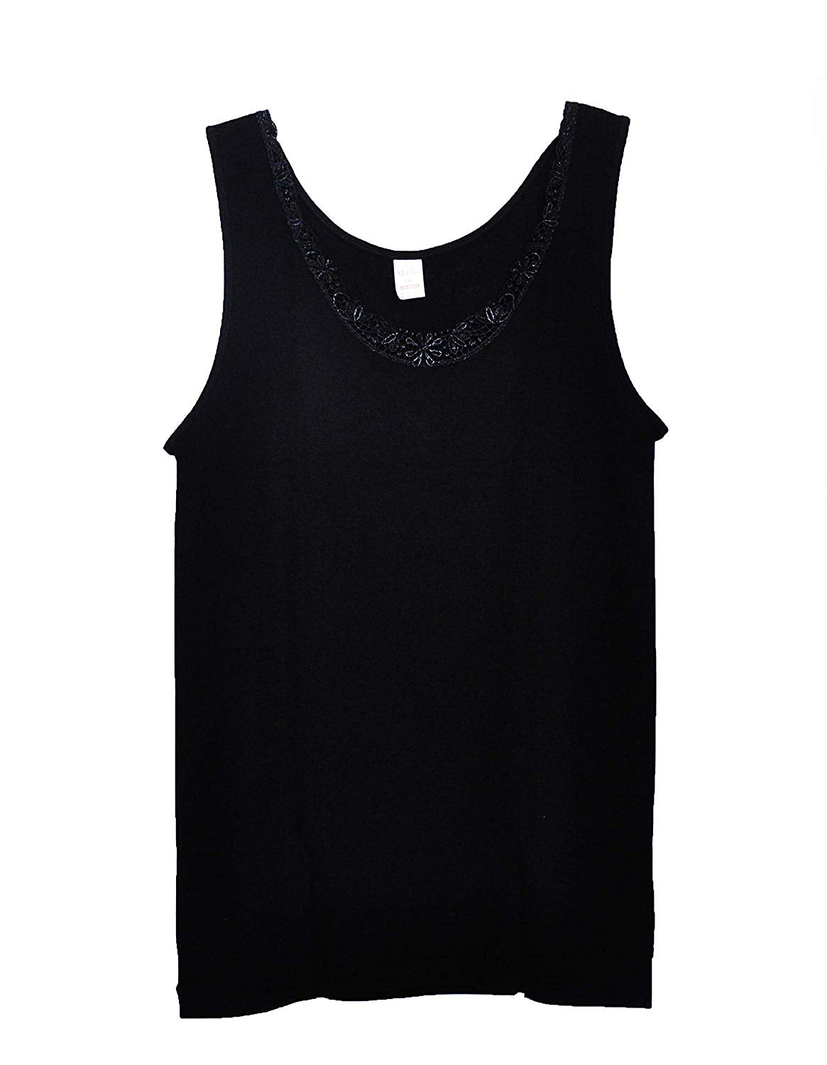 MaRe Luxury Merino Wool Blend Top with Lace Trim. Proudly Made in Italy (405) - tittimitti - Flyclothing LLC