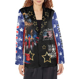 Baha Ranch Ultra Maga Trump Womens Blazer