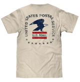 USPS United States Postal Service Mail Eagle T-Shirt - Cream