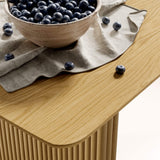 79" Natural Solid Wood Double Pedestal Base Dining Table - HomeRoots - Flyclothing LLC