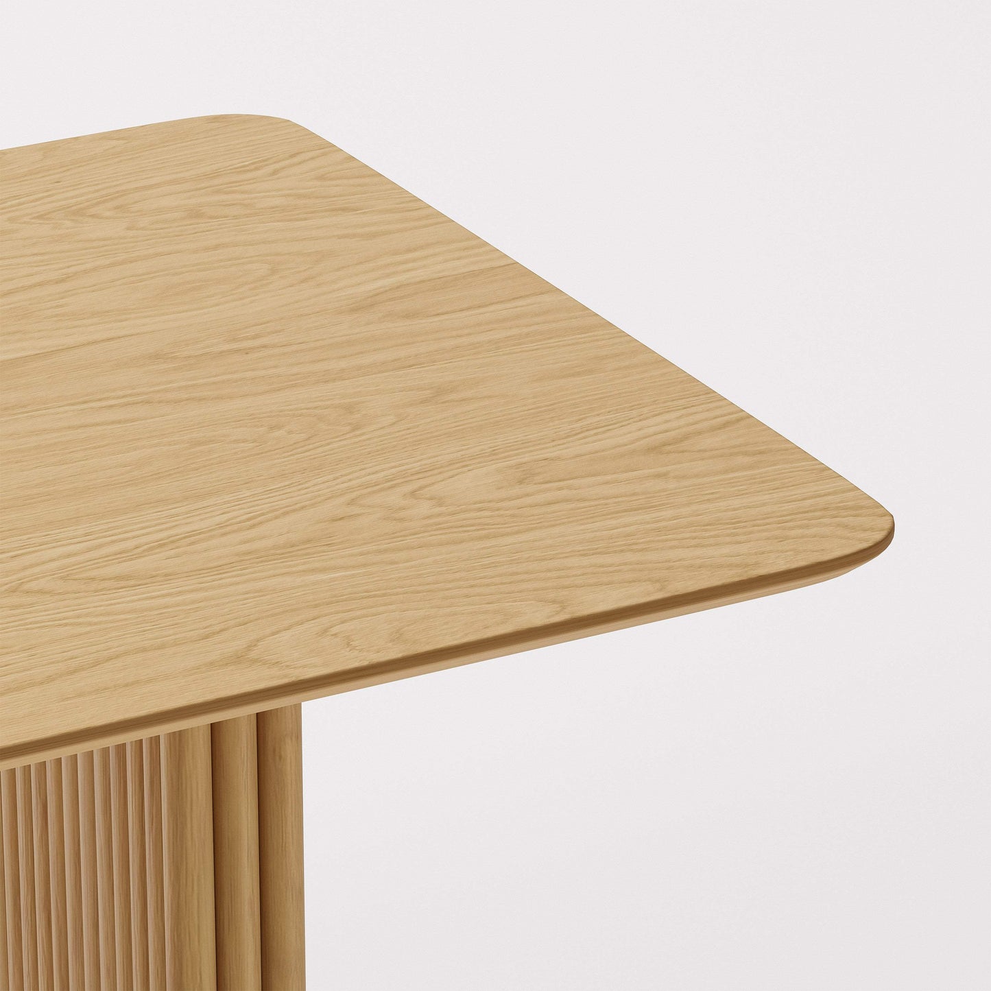 79" Natural Solid Wood Double Pedestal Base Dining Table - HomeRoots - Flyclothing LLC