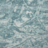 50" X 70" Blue And Ivory Damask Plush Throw Blanket - HomeRoots - Flyclothing LLC