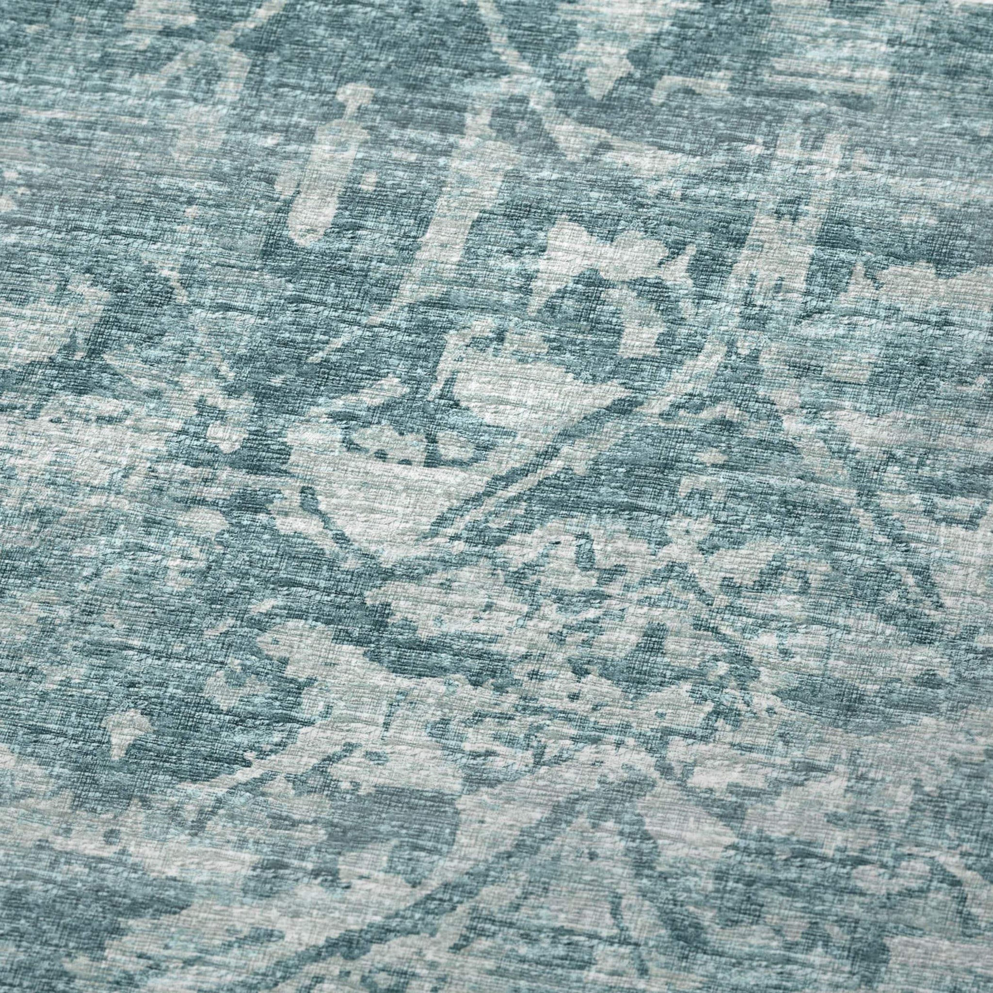 50" X 70" Blue And Ivory Damask Plush Throw Blanket - HomeRoots - Flyclothing LLC