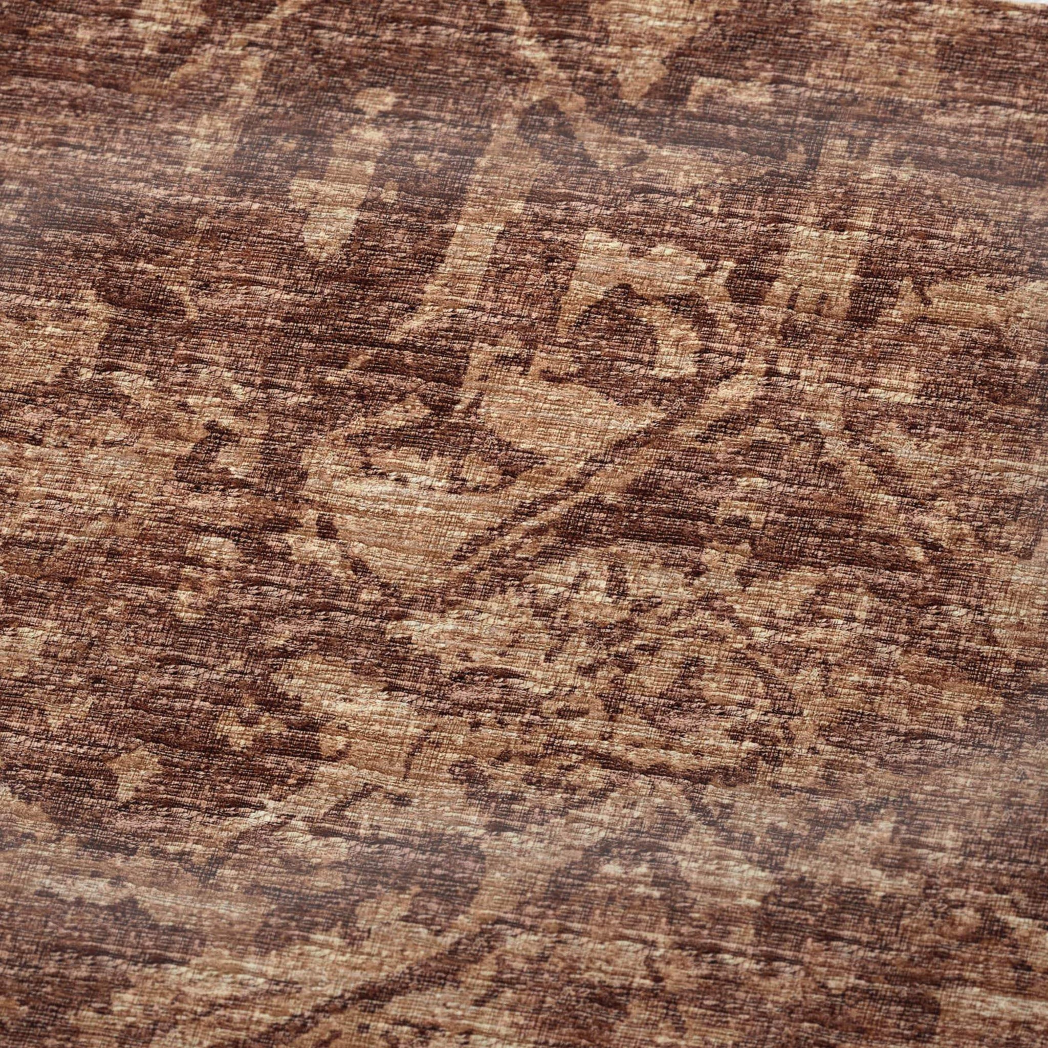 50" X 70" Burgundy And Brown Damask Polyester Woven Plush Throw Blanket - HomeRoots - Flyclothing LLC