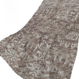 50" X 70" Brown And Beige Damask Polyester Woven Plush Throw Blanket - HomeRoots - Flyclothing LLC