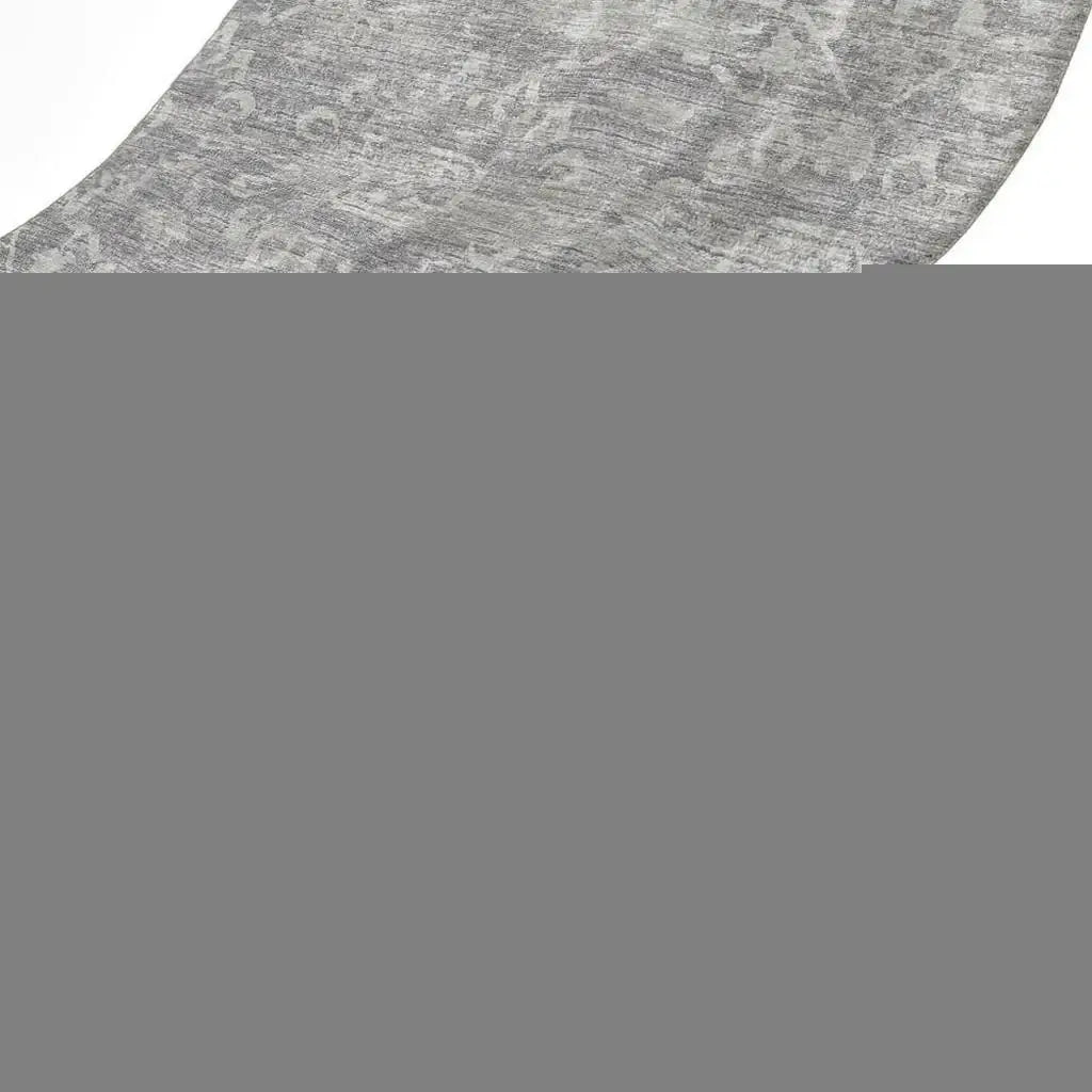 50" X 70" Gray And Ivory Damask Polyester Woven Plush Throw Blanket - Homeroots - Flyclothing LLC