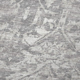 50" X 70" Gray And Ivory Damask Polyester Woven Plush Throw Blanket - HomeRoots - Flyclothing LLC