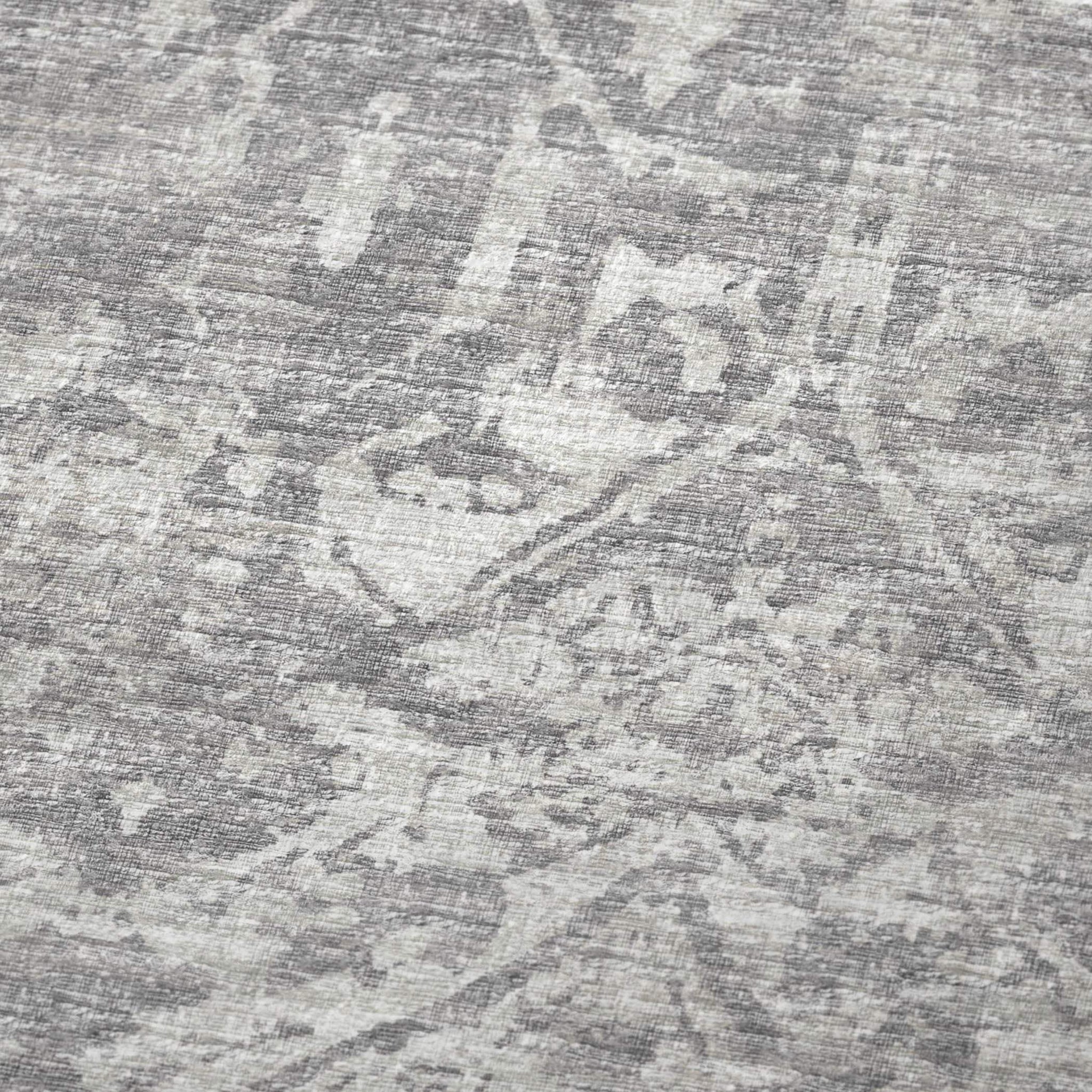 50" X 70" Gray And Ivory Damask Polyester Woven Plush Throw Blanket - HomeRoots - Flyclothing LLC