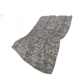50" X 70" Charcoal And Gray Damask Polyester Woven Plush Throw Blanket - Homeroots - Flyclothing LLC
