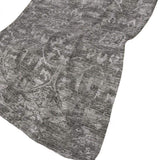 50" X 70" Charcoal And Gray Damask Polyester Woven Plush Throw Blanket - HomeRoots - Flyclothing LLC