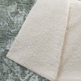 50" X 70" Green And Gray Damask Polyester Woven Plush Throw Blanket - HomeRoots - Flyclothing LLC
