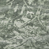 50" X 70" Green And Gray Damask Polyester Woven Plush Throw Blanket - HomeRoots - Flyclothing LLC