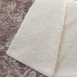50" X 70" Chocolate And Beige Damask Polyester Woven Plush Throw Blanket - HomeRoots - Flyclothing LLC