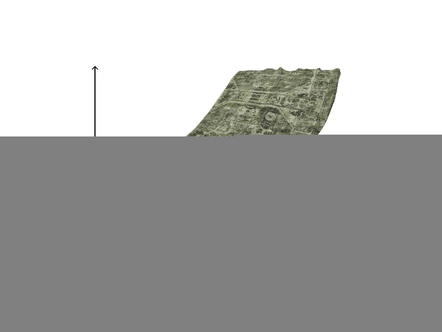 50" X 70" Olive Green And Beige Damask Polyester Woven Plush Throw Blanket - HomeRoots - Flyclothing LLC