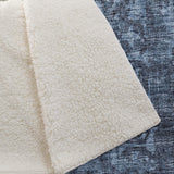 50" X 70" Navy Blue And Gray Damask Polyester Woven Plush Throw Blanket - HomeRoots - Flyclothing LLC