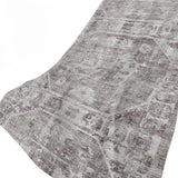 50" X 70" Gray And Charcoal Damask Polyester Woven Plush Throw Blanket - HomeRoots - Flyclothing LLC