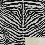 50" X 70" Black And Ivory Zebra Microfiber Plush Throw Blanket - Homeroots - Flyclothing LLC