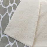 50" X 70" Taupe And Ivory Giraffe Microfiber Plush Throw Blanket - Homeroots - Flyclothing LLC
